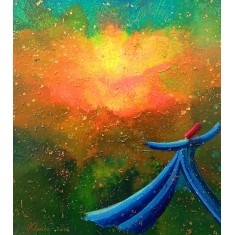 Khusro Subzwari, 20 x 24 Inch, Acrylics on Canvas, Figurative Painting, AC-KS-268 Khusro Subzwari, 20 x 24 Inch, Acrylics on Canvas, Figurative Painting, AC-KS-268